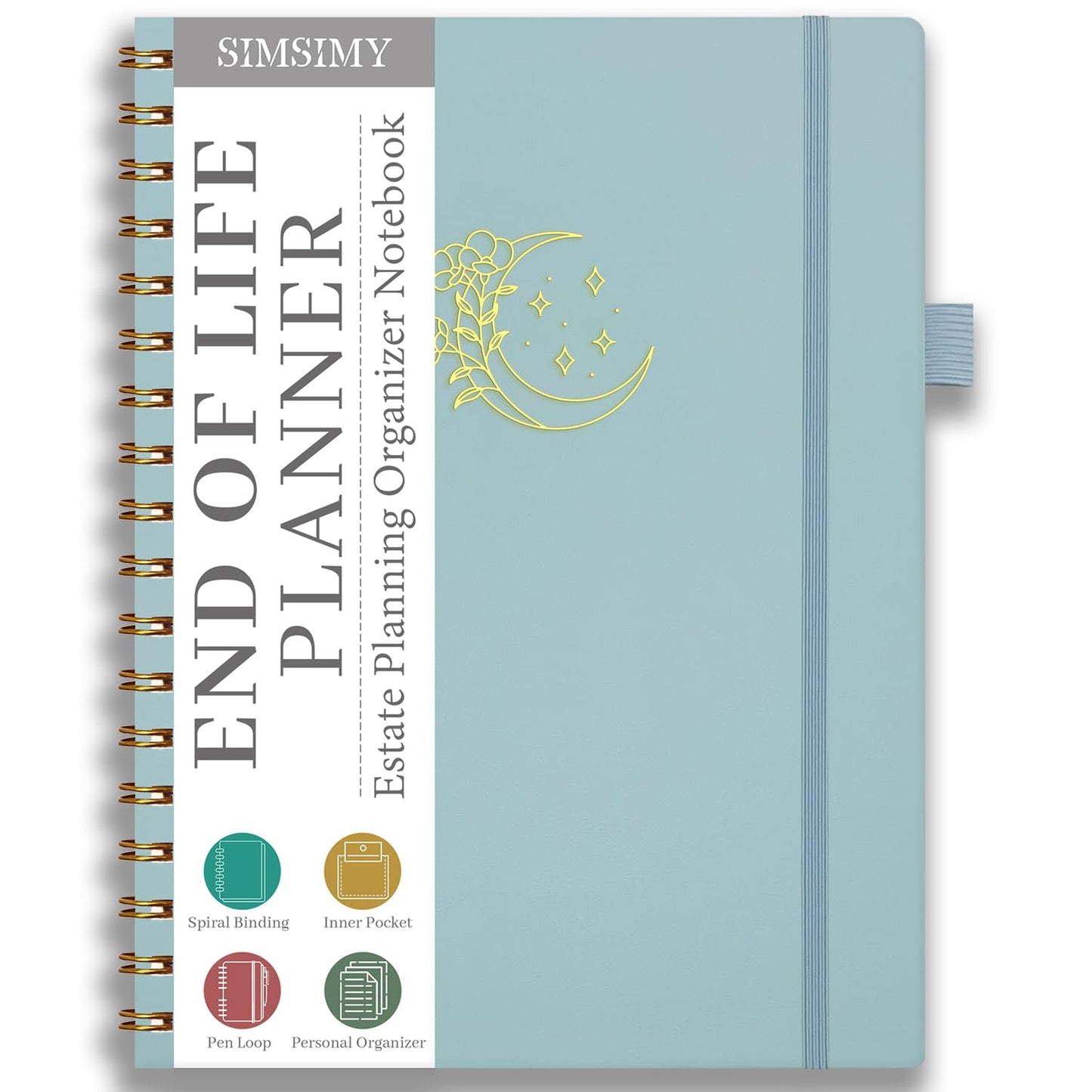 Spielerei :  End of Life Planner – Estate Planning & Important Information Organizer | Final Wishes & Legacy Workbook