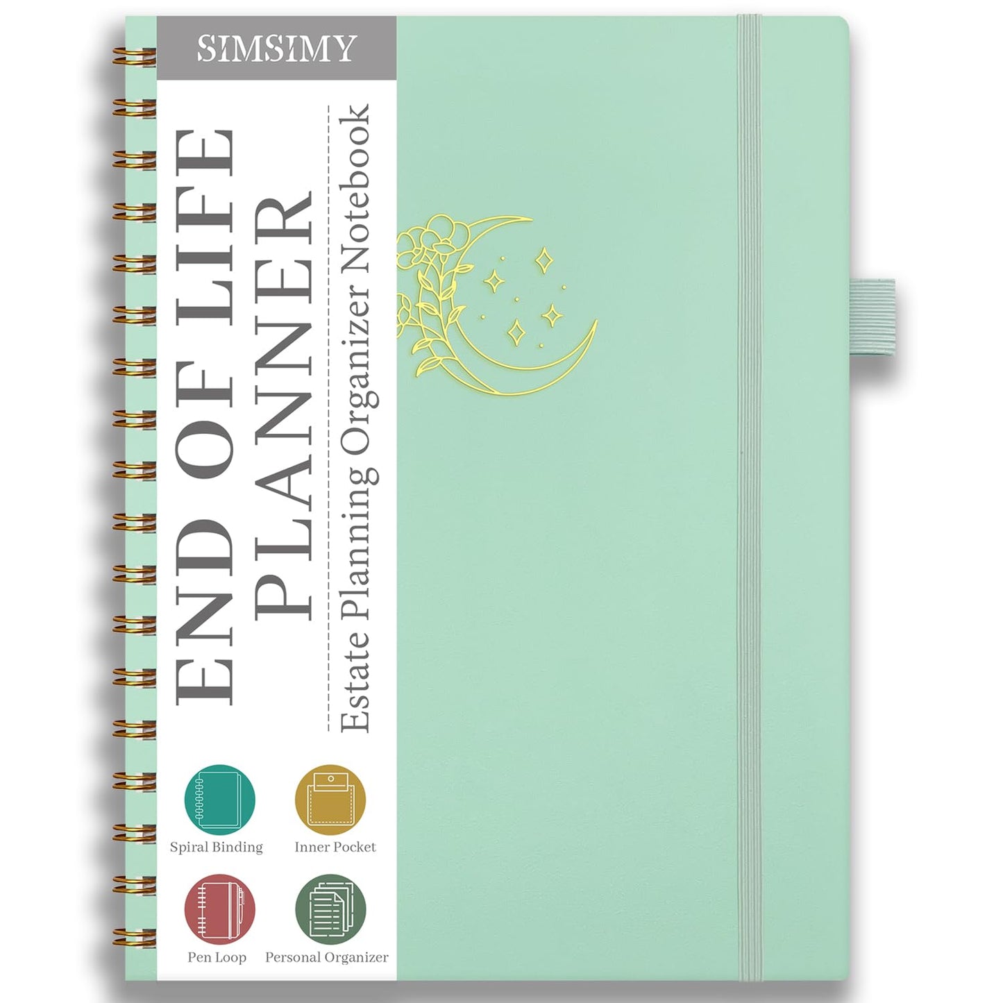 Spielerei :  End of Life Planner – Estate Planning & Important Information Organizer | Final Wishes & Legacy Workbook