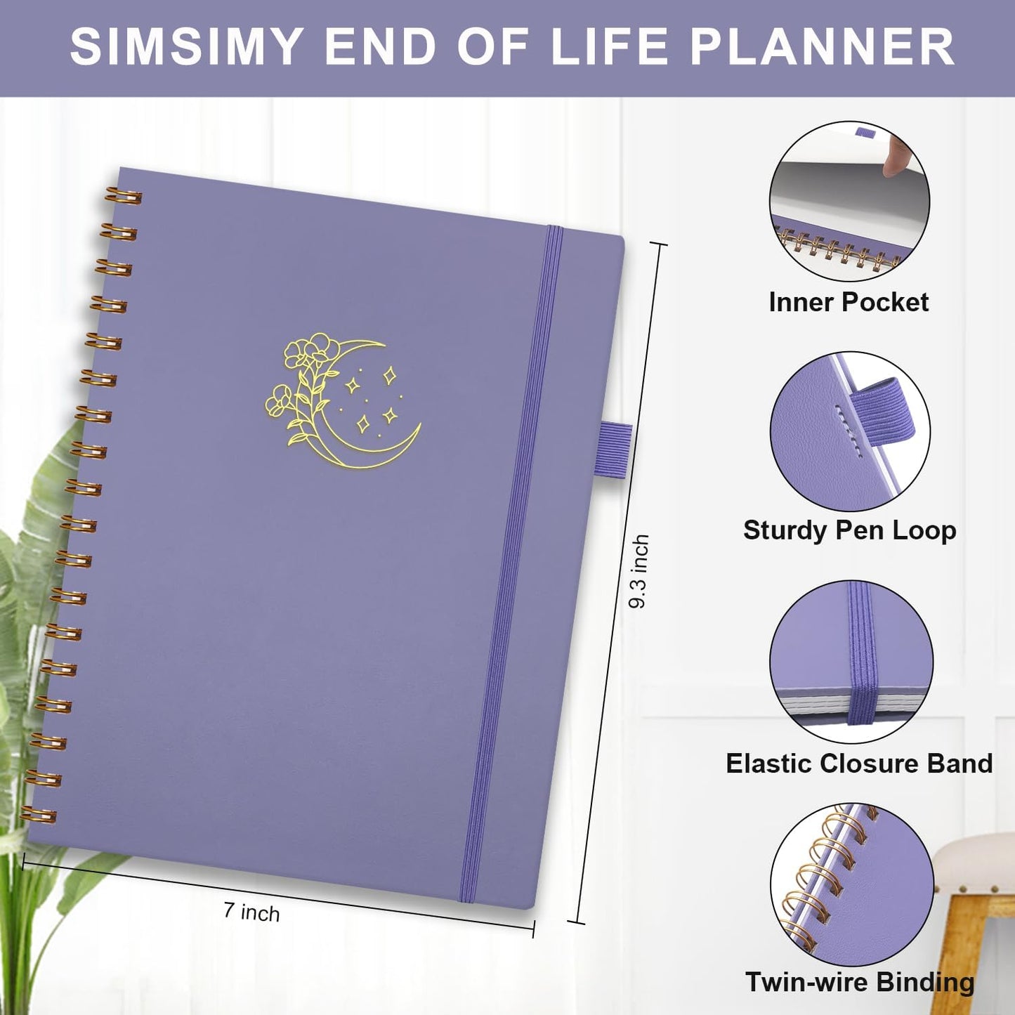 Spielerei :  End of Life Planner – Estate Planning & Important Information Organizer | Final Wishes & Legacy Workbook