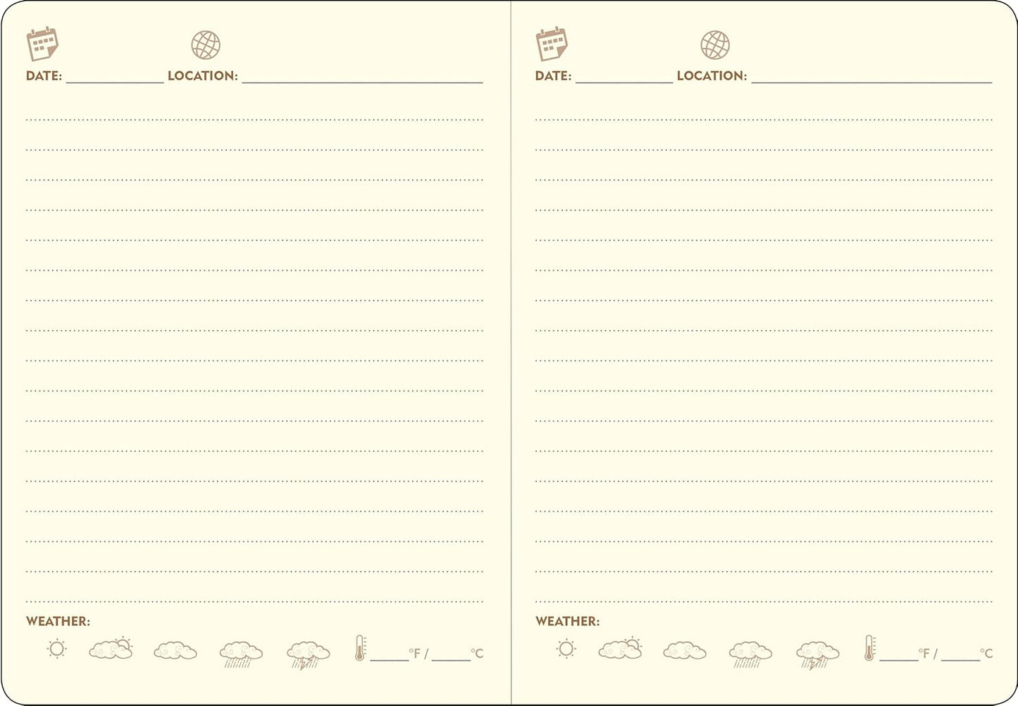 Spielerei :  Artisan Travel Journal – Premium Travel Diary & Trip Planner Notebook | Memory Keepsake Journal