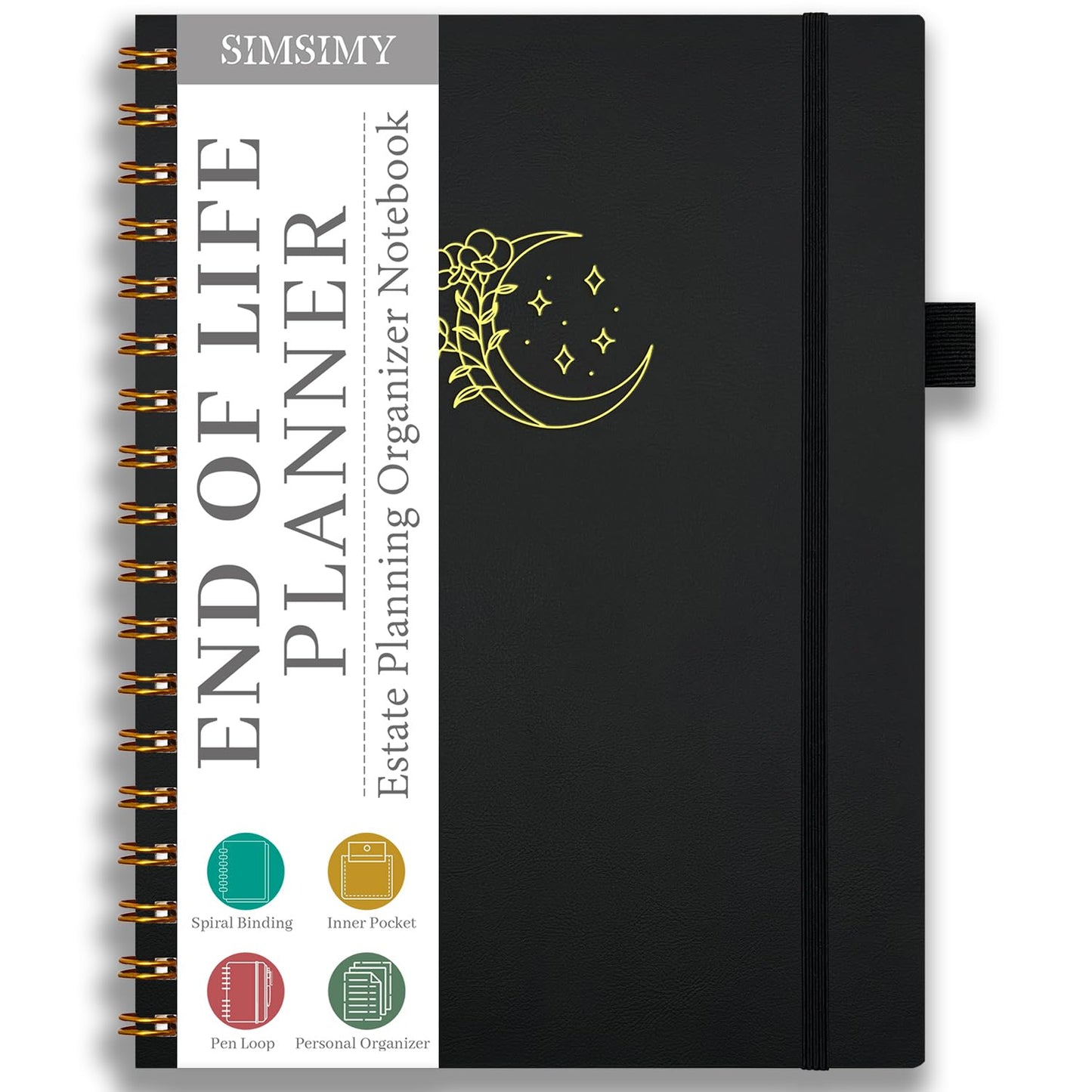 Spielerei :  End of Life Planner – Estate Planning & Important Information Organizer | Final Wishes & Legacy Workbook