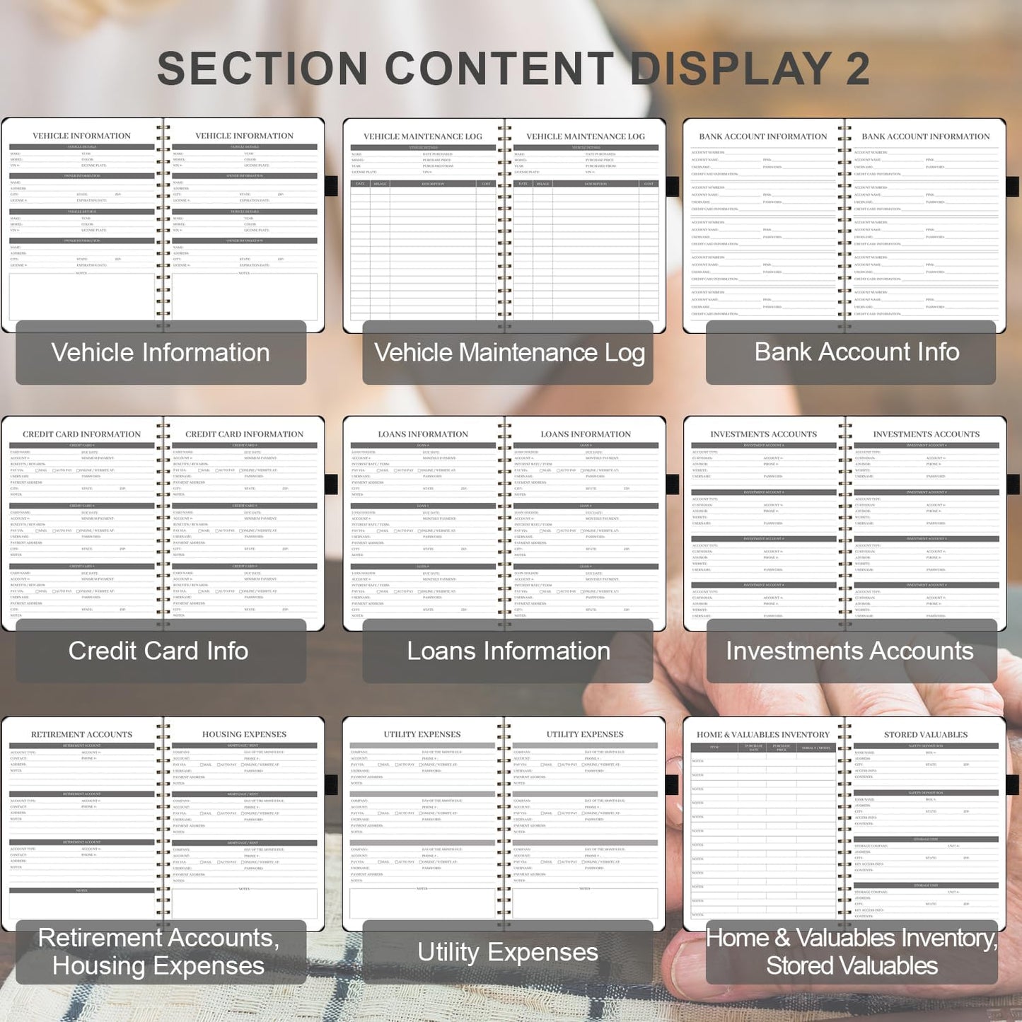 Spielerei :  End of Life Planner – Estate Planning & Important Information Organizer | Final Wishes & Legacy Workbook