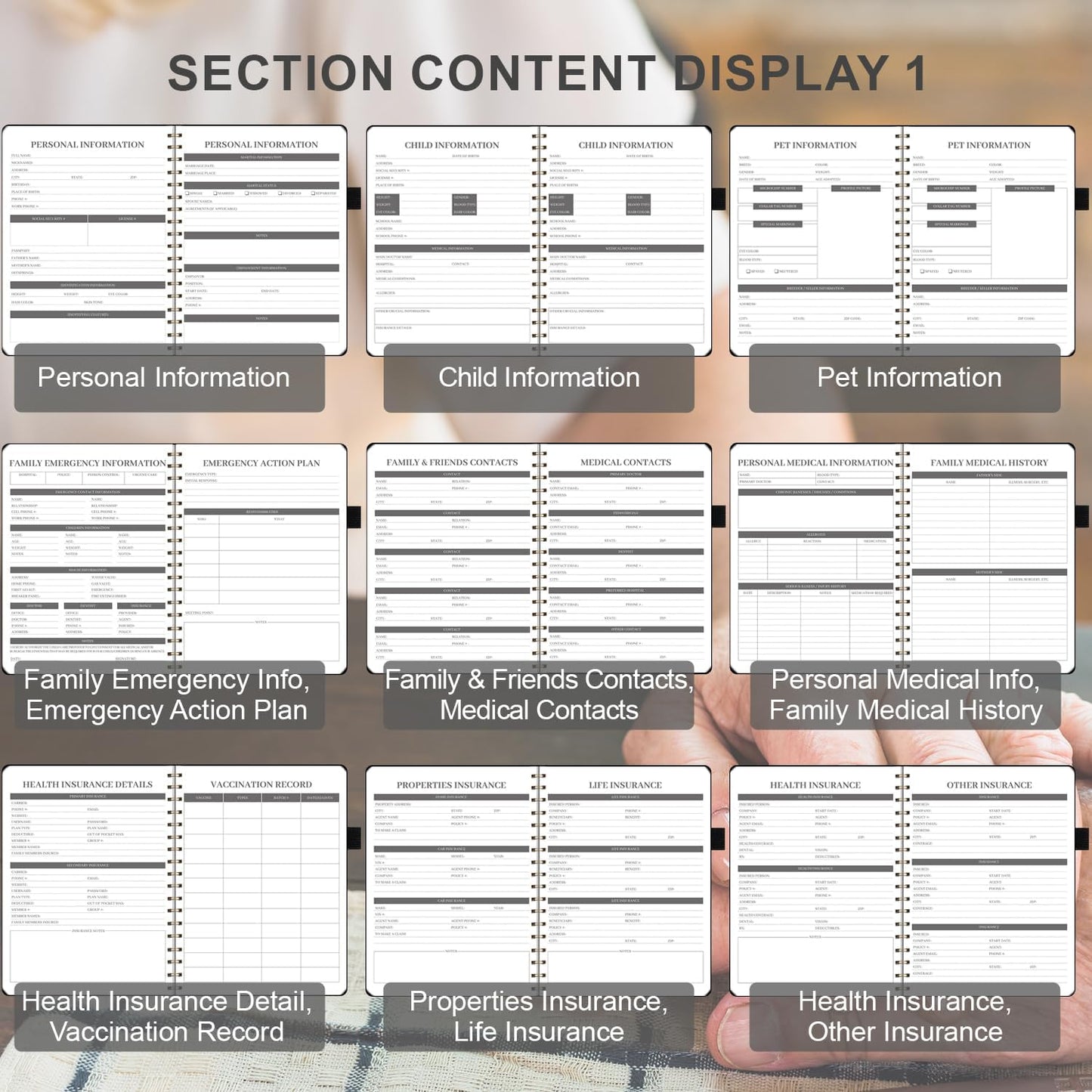 Spielerei :  End of Life Planner – Estate Planning & Important Information Organizer | Final Wishes & Legacy Workbook